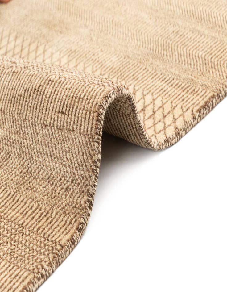 Detail image of  2' 6 x 4' 4  Hand Knotted Gabbeh Wool Rug