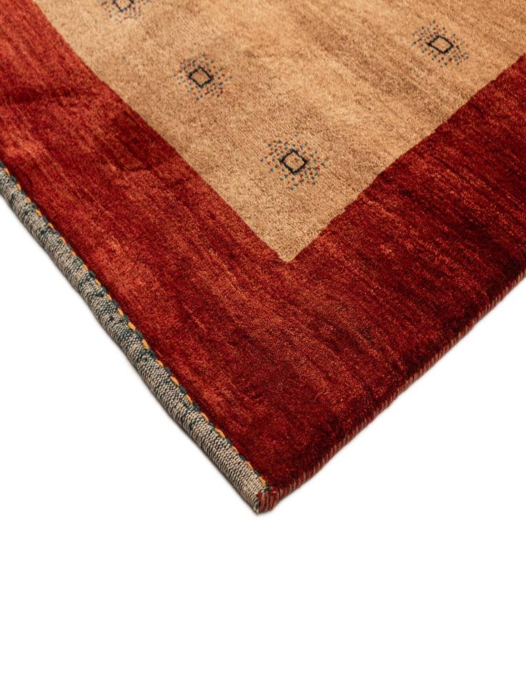 Detail image of  4' 2 x 6' 3 Gabbeh Rug