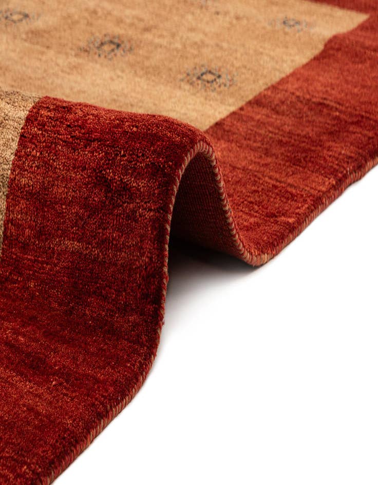 Detail image of  4' 2 x 6' 3 Gabbeh Rug