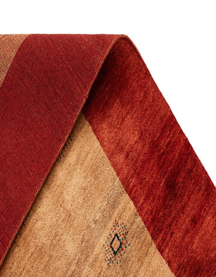 Detail image of  4' 2 x 6' 3 Gabbeh Rug