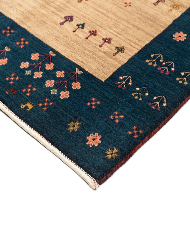 Detail image of  4' 8 x 6' 8 Gabbeh Rug