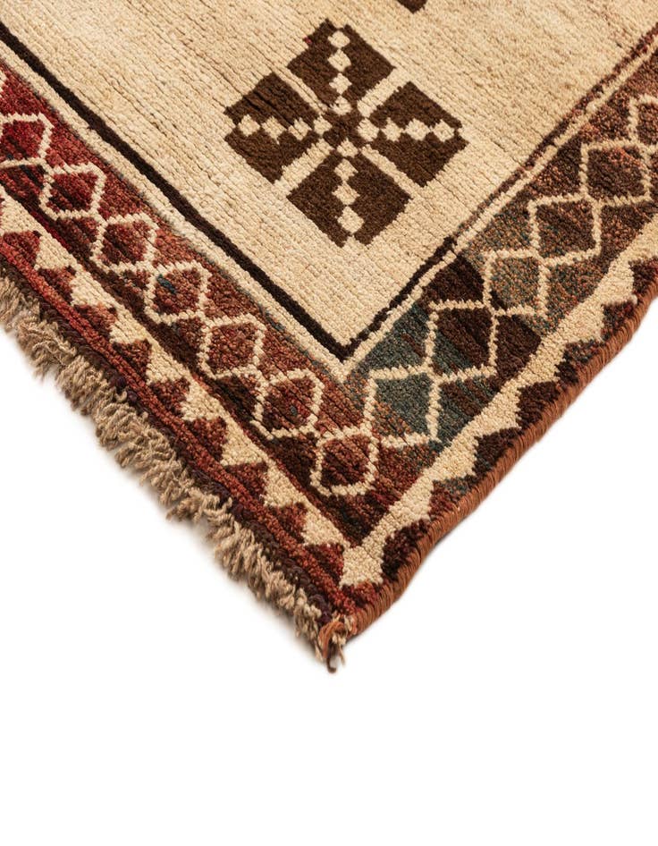 Detail image of  4' 2 x 6' 6 Gabbeh Rug