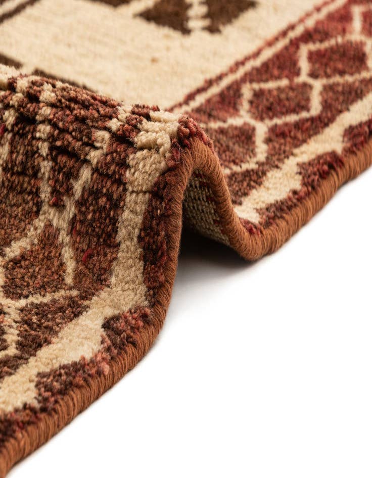 Detail image of  4' 2 x 6' 6 Gabbeh Rug