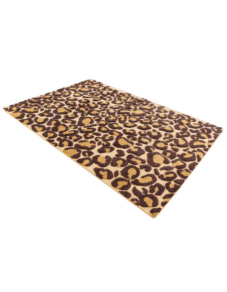 Detail image of  4' 1 x 5' 10  Hand Knotted Gabbeh Rug