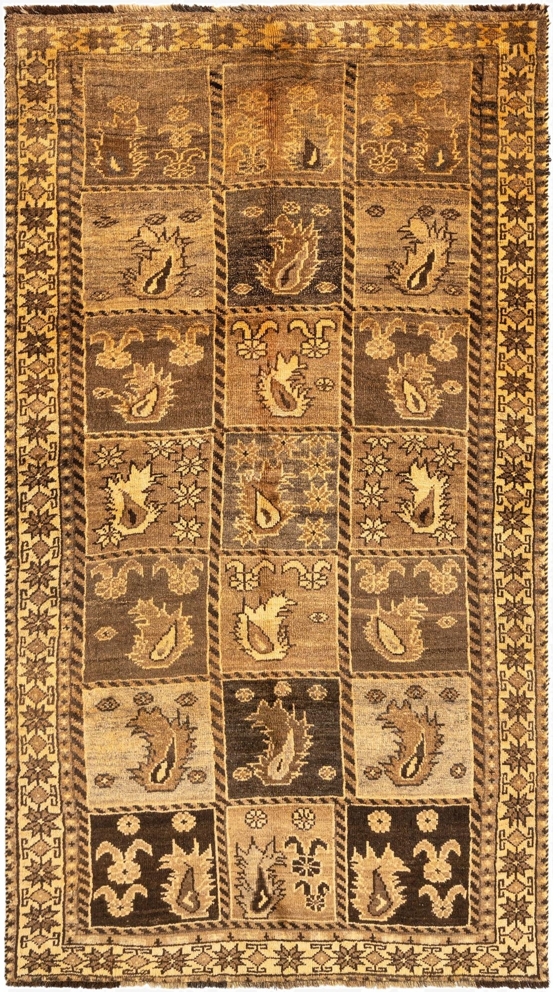  4' 8 x 8' 7 Gabbeh Wool Rug