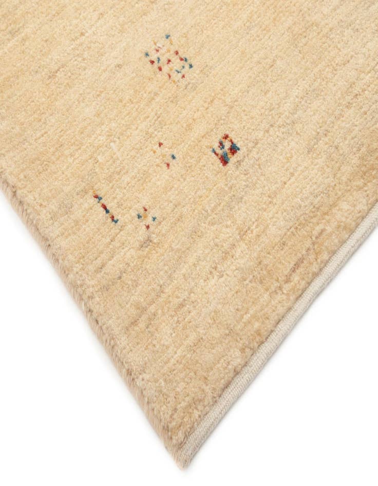 Detail image of 5' 1 x 6' 6 Hand Knotted Gabbeh Shouli Persian Wool Rug