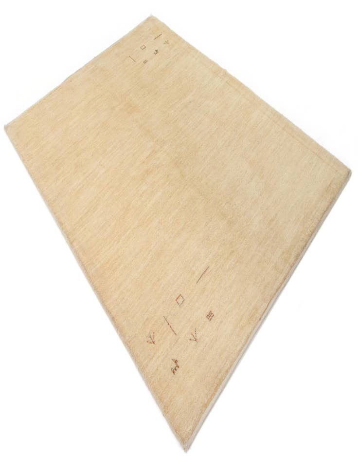 Detail image of  5' x 6' 8  Hand Knotted Gabbeh Shouli Persian Wool Rug