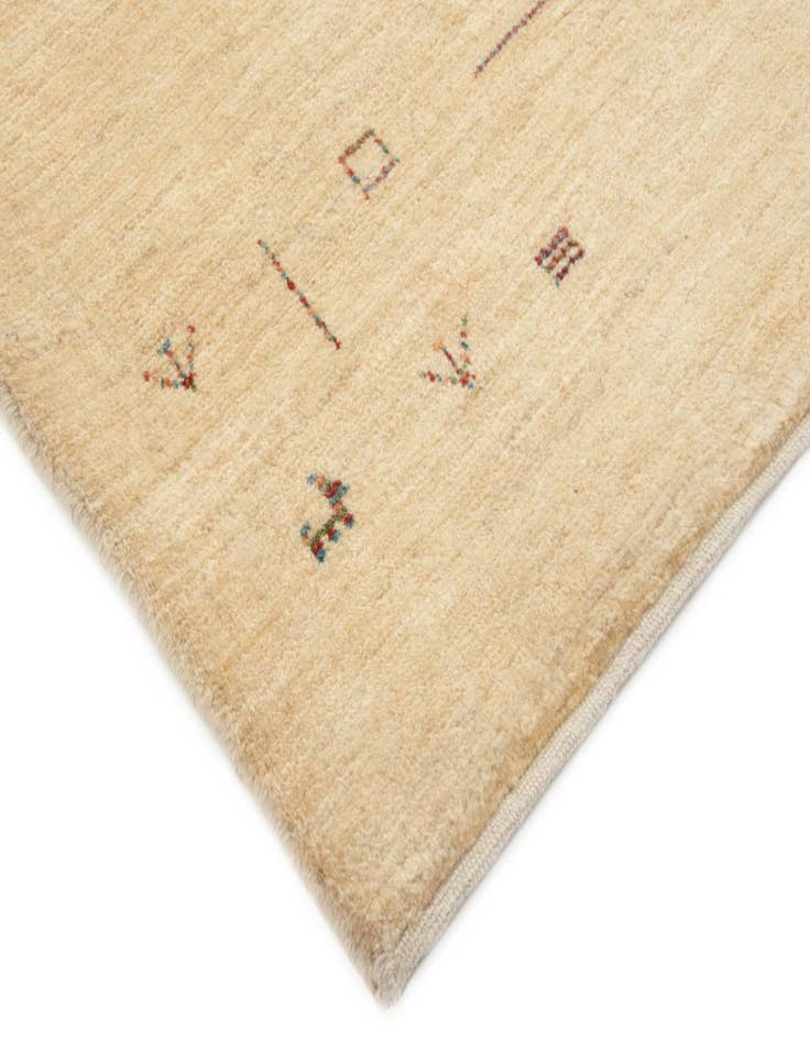 Detail image of  5' x 6' 8  Hand Knotted Gabbeh Shouli Persian Wool Rug