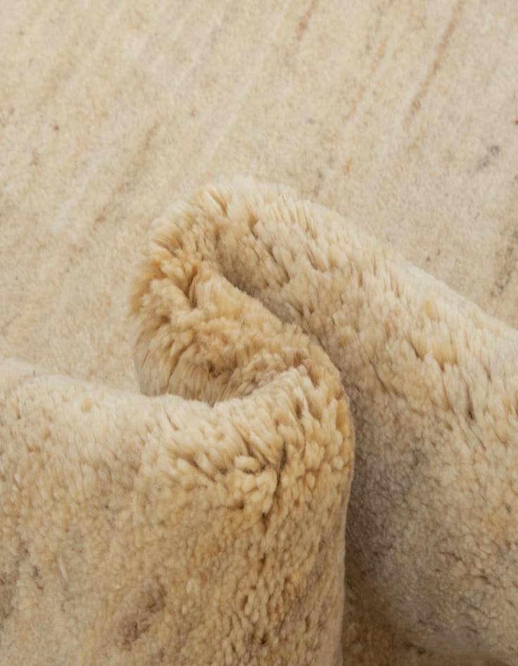 Detail image of  4' 11 x 6' 9  Hand Knotted Gabbeh Shouli Persian Wool Rug