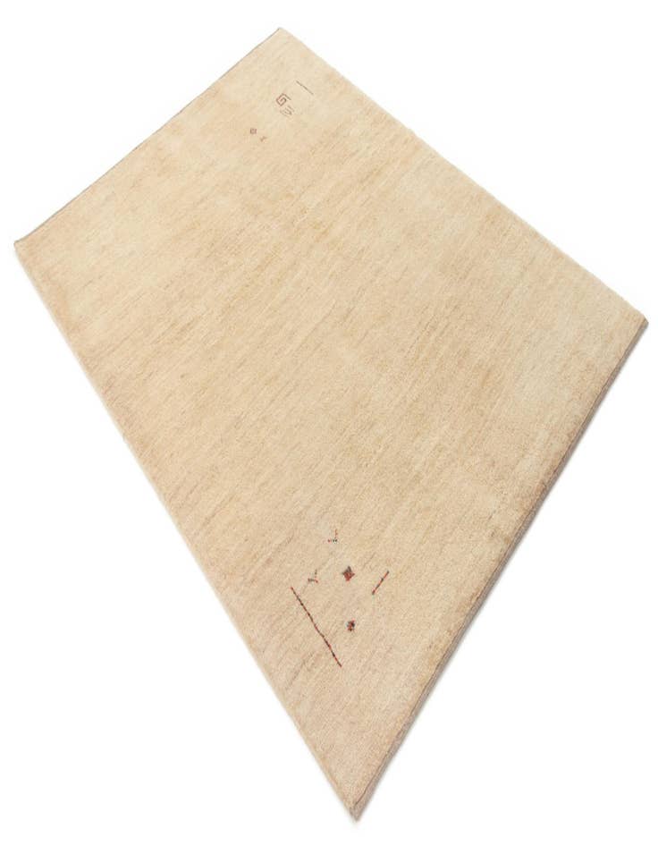 Detail image of  4' 8 x 6' 2  Hand Knotted Gabbeh Shouli Persian Wool Rug