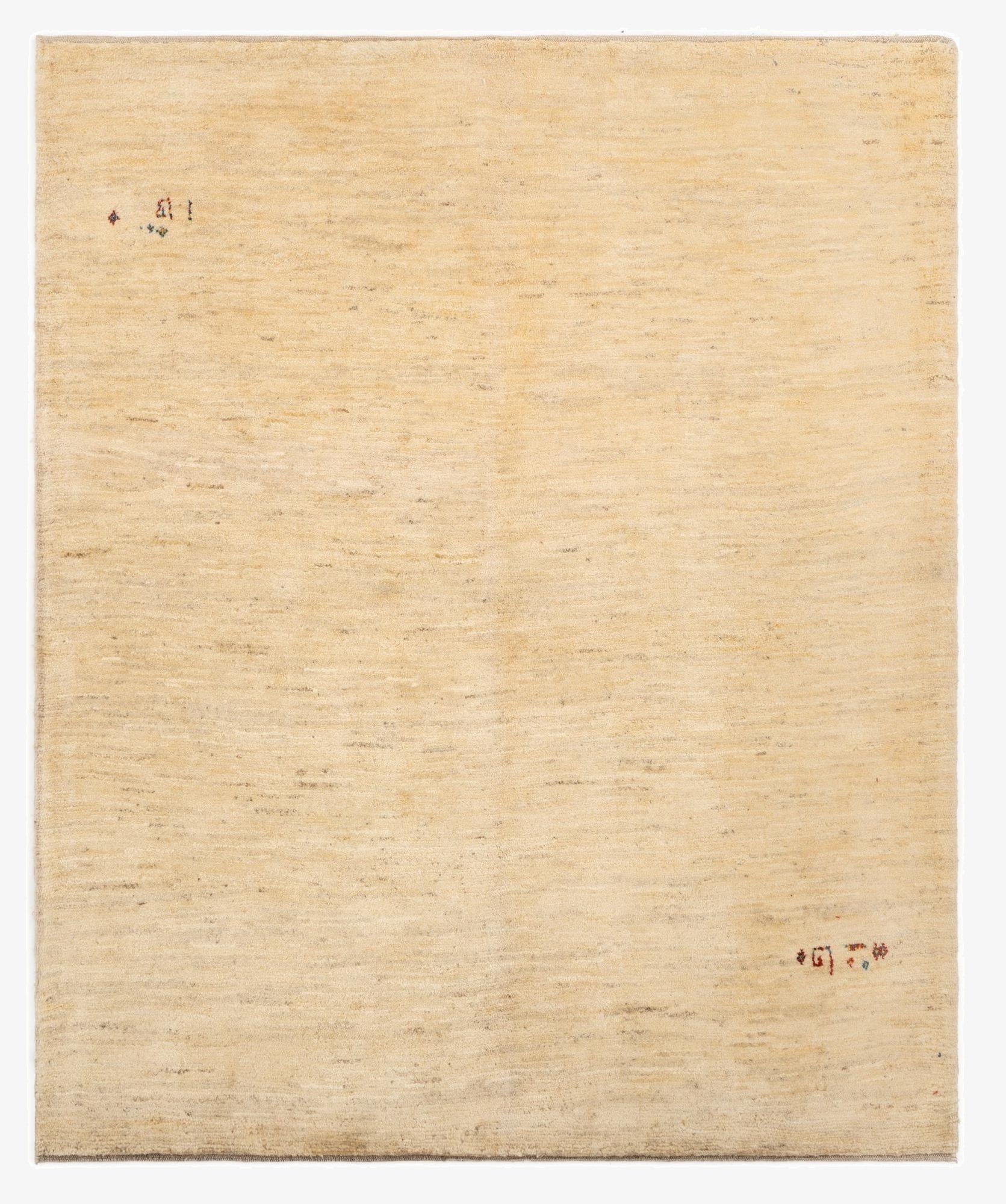  5' 1 x 6' 2 Gabbeh Shouli Wool Rug