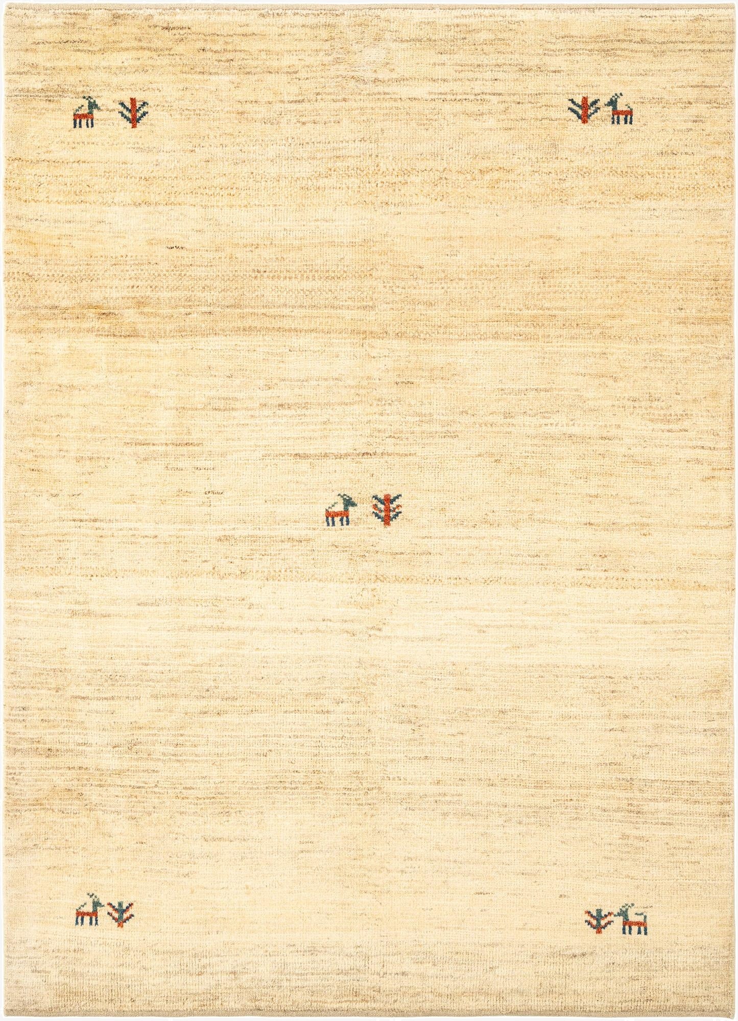  4' 6 x 6' 3 Gabbeh Shouli Rug