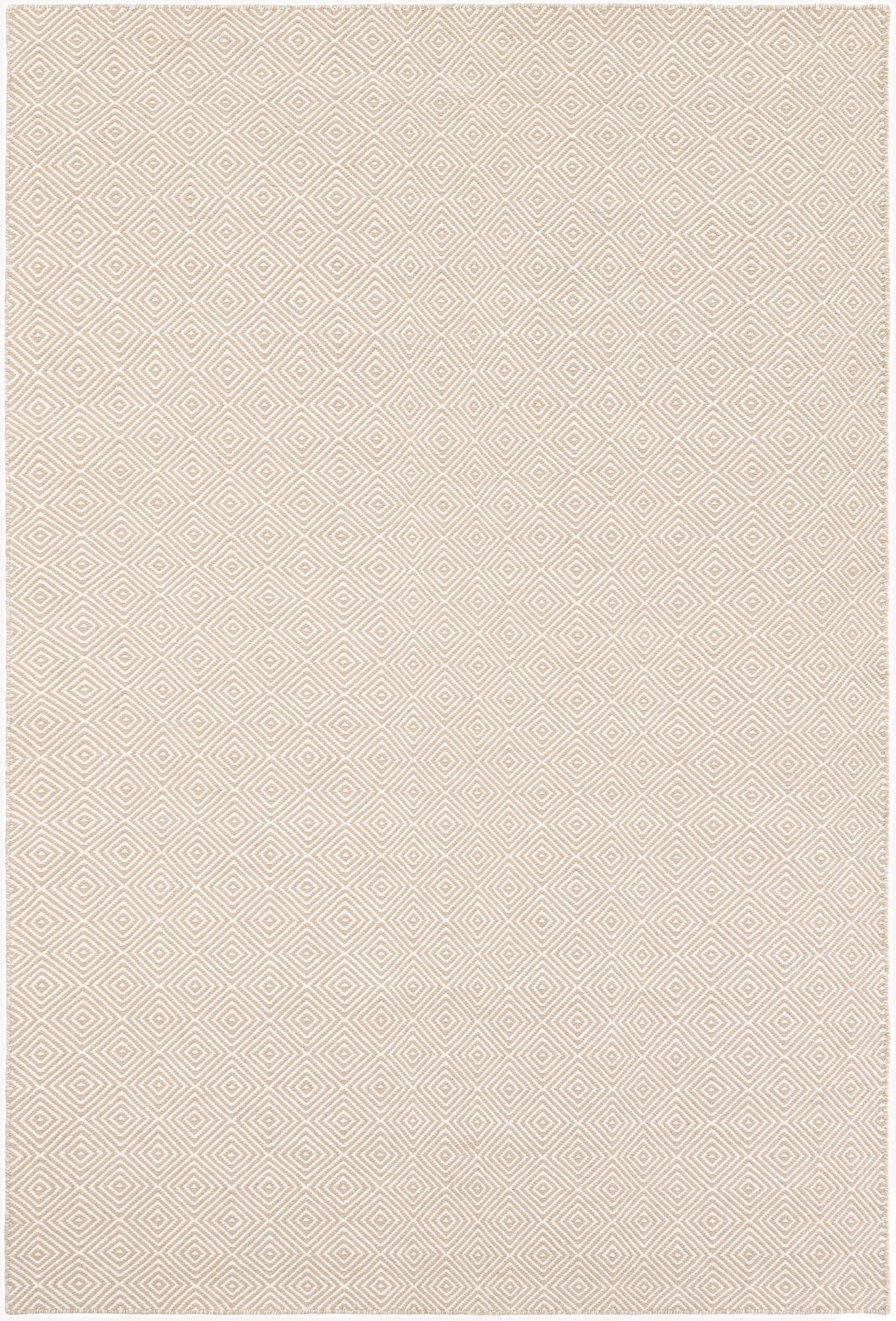  6' 1 x 9'  Hand Woven Geo Trellis Flatweave Rug