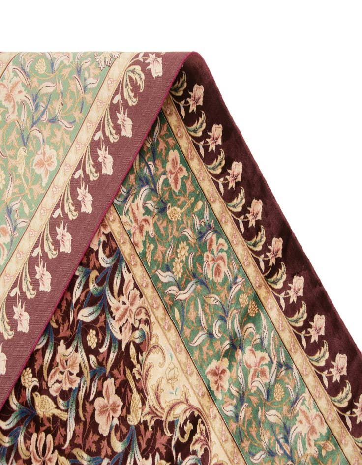 Detail image of  4' 9 x 7' 2 Ghom Design Rug