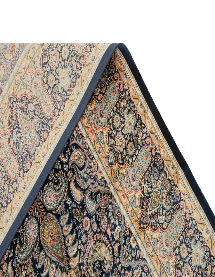 Detail image of  4' 9 x 7' 5 Ghom Design Rug
