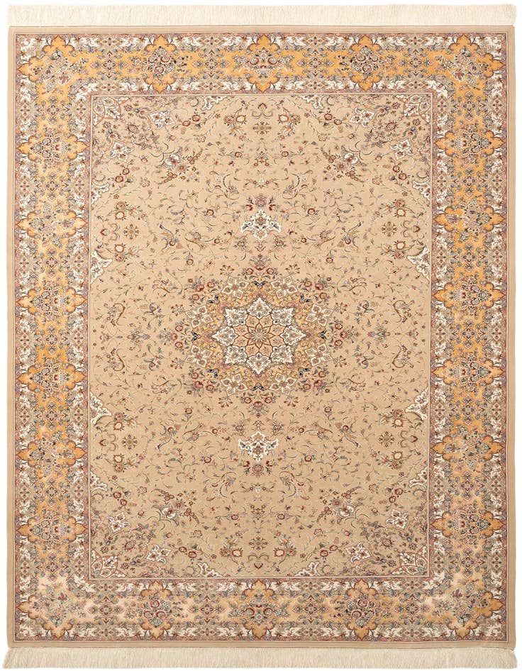 Detail image of  6' 6 x 9' 7 Ghom Design Rug