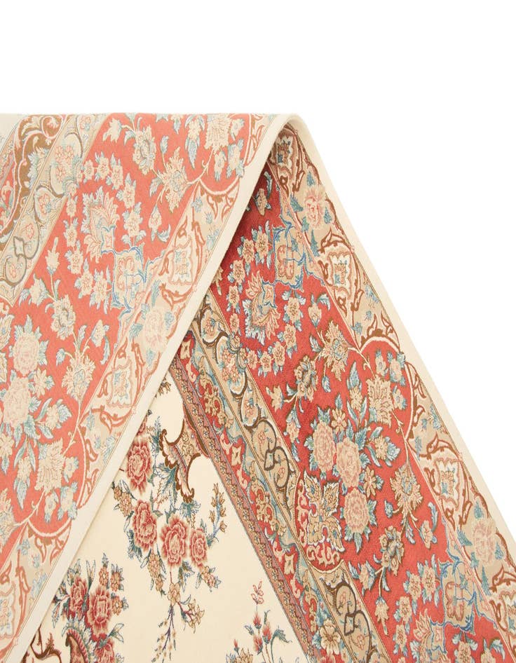 Detail image of  6' 4 x 9' 7 Ghom Design Rug