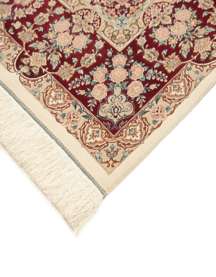 Detail image of  6' 6 x 9' 8 Ghom Design Rug