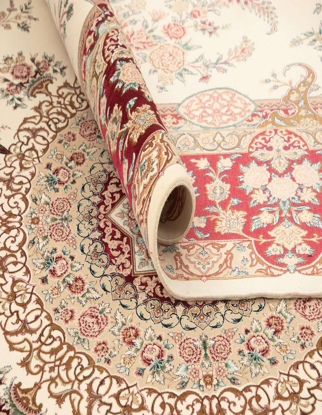 Primary image  6' 6 x 9' 8 Ghom Design Rug