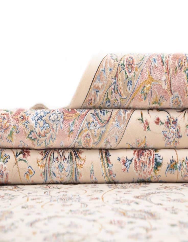 Detail image of  6' 7 x 9' 10 Ghom Design Rug