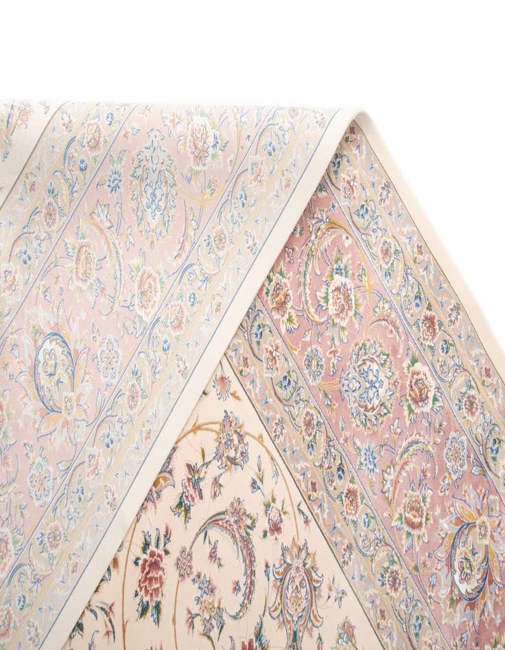 Detail image of  6' 7 x 9' 10 Ghom Design Rug