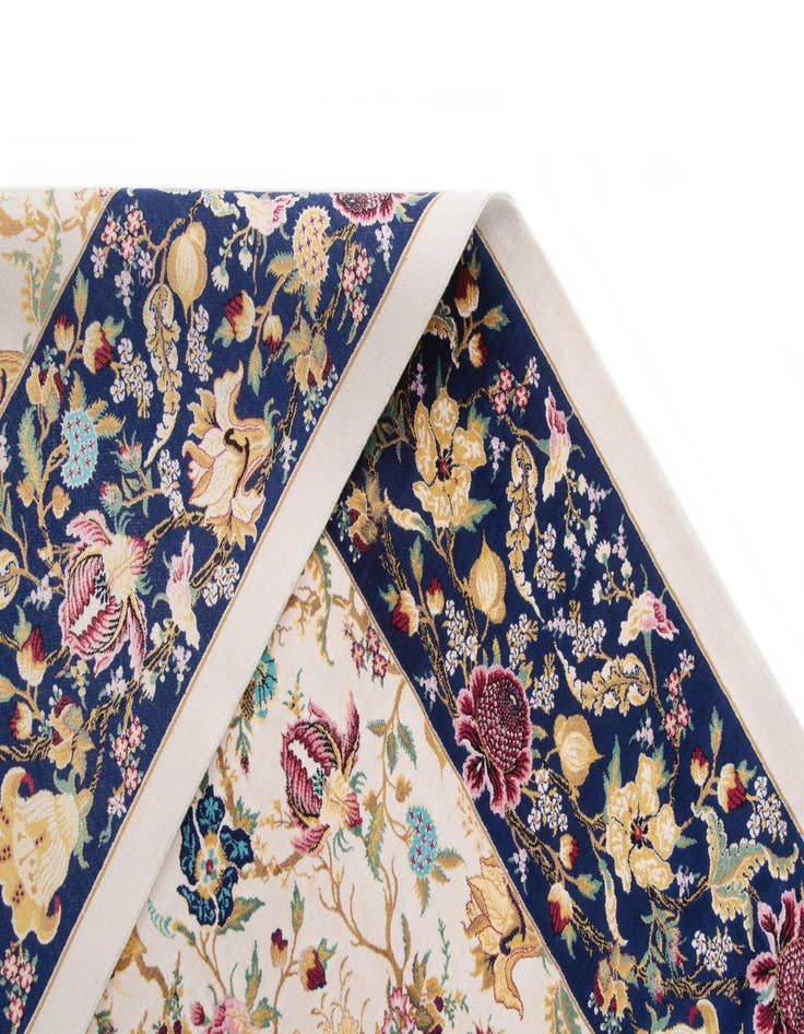 Detail image of  5' 11 x 9' 2 Ghom Design Rug