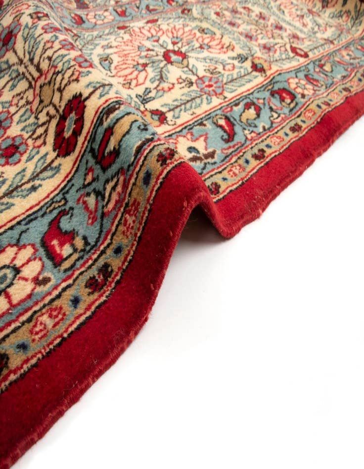 Detail image of  9' 6 x 13' 11  Hand Knotted Ghom Persian Wool Rug