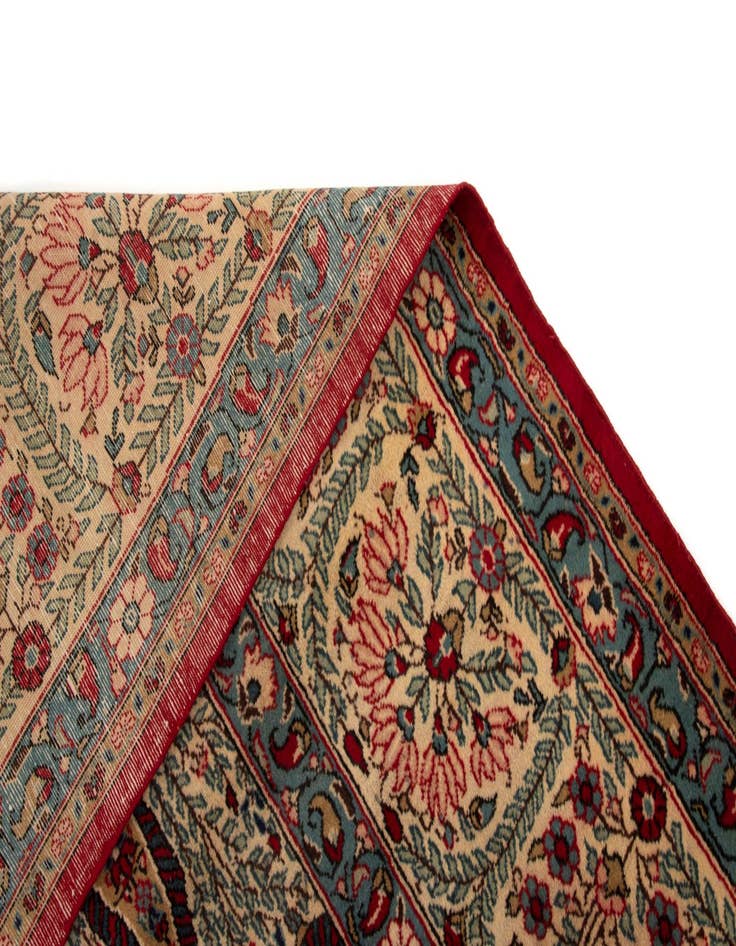 Detail image of  9' 6 x 13' 11  Hand Knotted Ghom Persian Wool Rug