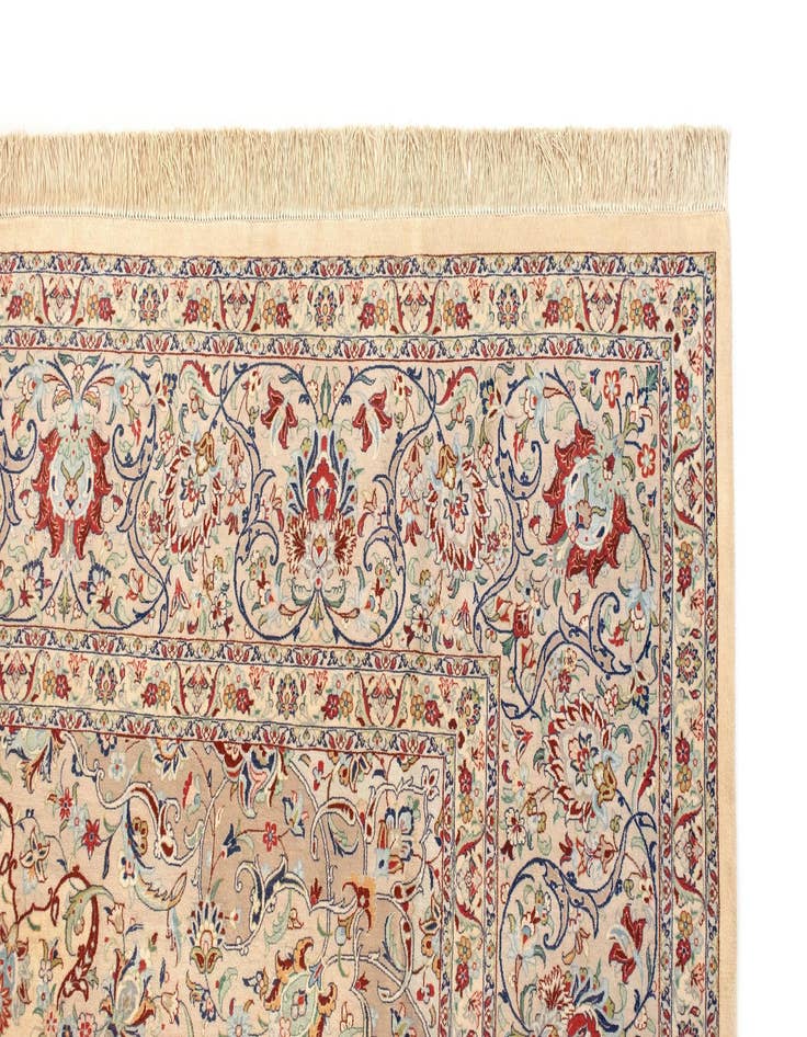 Detail image of  9' 9 x 13' 2 Ghom Silk Rug