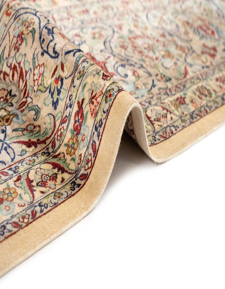 Detail image of  9' 9 x 13' 2 Ghom Silk Rug