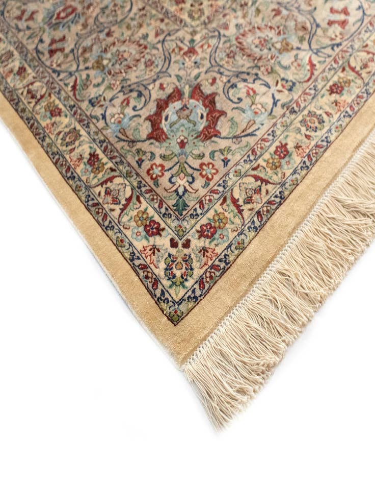 Detail image of  9' 9 x 13' 2 Ghom Silk Rug