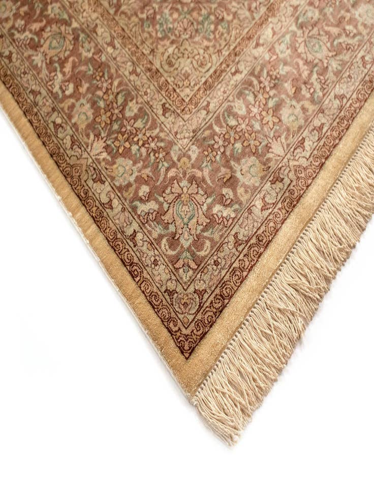 Detail image of  3' 3 x 5' Ghom Silk Rug