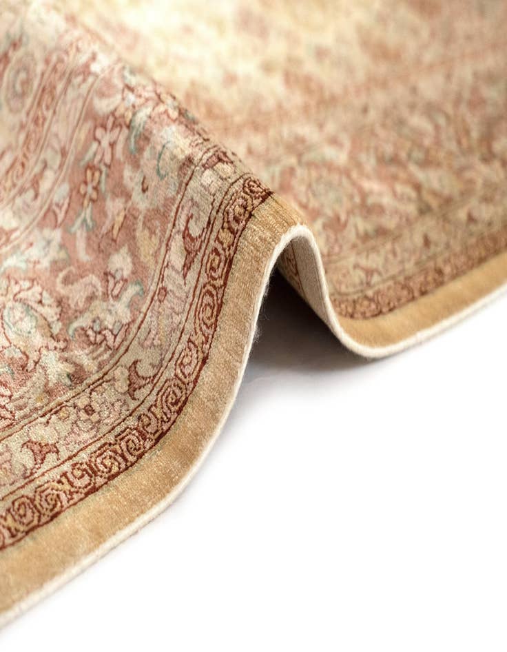 Detail image of  3' 3 x 5' Ghom Silk Rug