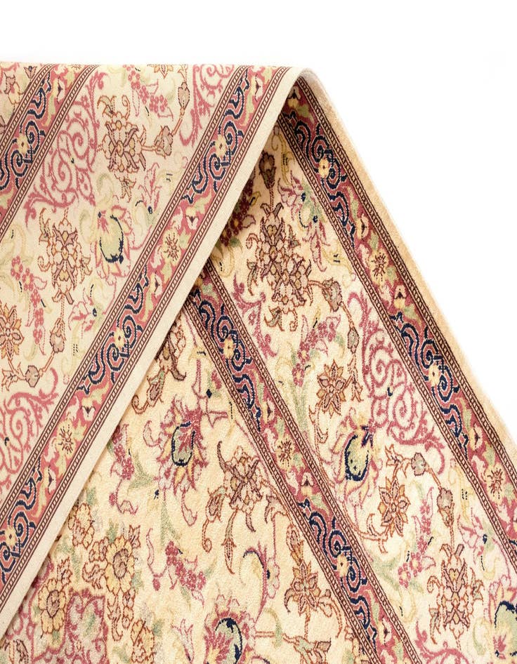 Detail image of  4' 2 x 6' 6 Ghom Silk Rug