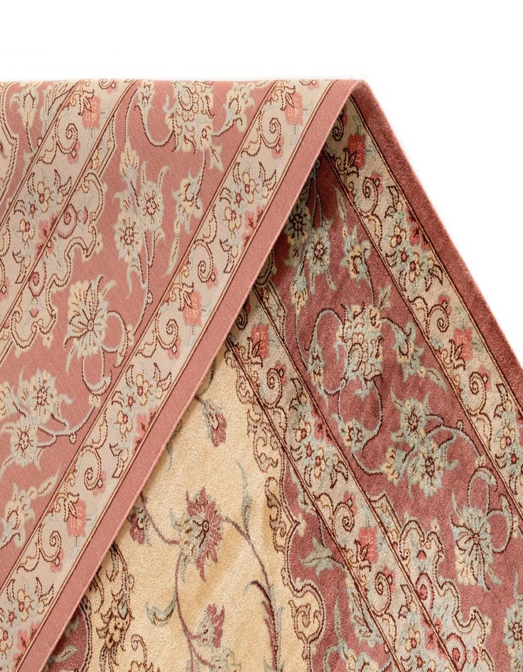 Detail image of  4' 4 x 6' 8 Ghom Silk Rug