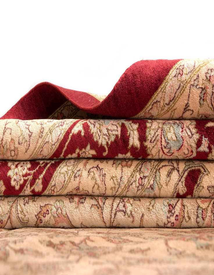 Detail image of  9' 9 x 13' 3 Ghom Silk Rug