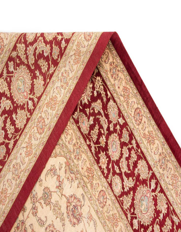 Detail image of  9' 9 x 13' 3 Ghom Silk Rug