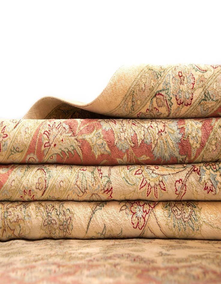 Detail image of  9' 5 x 12' 9 Ghom Silk Rug