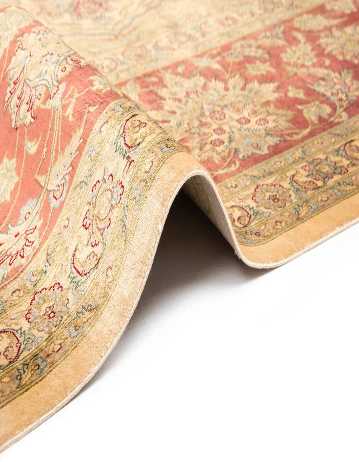 Detail image of  9' 5 x 12' 9 Ghom Silk Rug