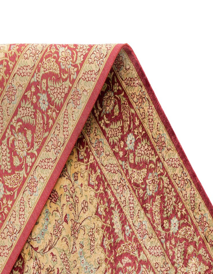 Detail image of  2' 7 x 3' 11 Ghom Silk Rug