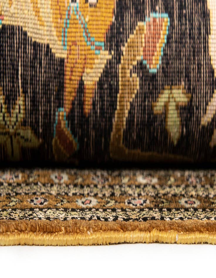 Detail image of  2' 11 x 4' 3 Ghom Silk Rug