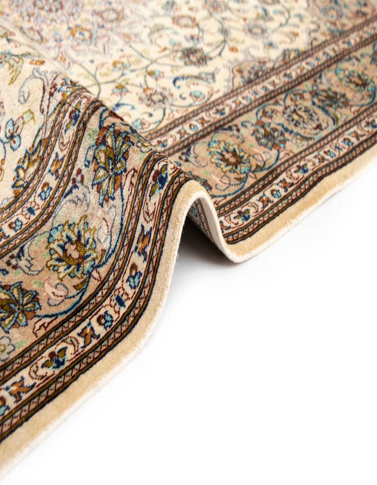 Detail image of  2' 8 x 3' 11 Ghom Silk Rug