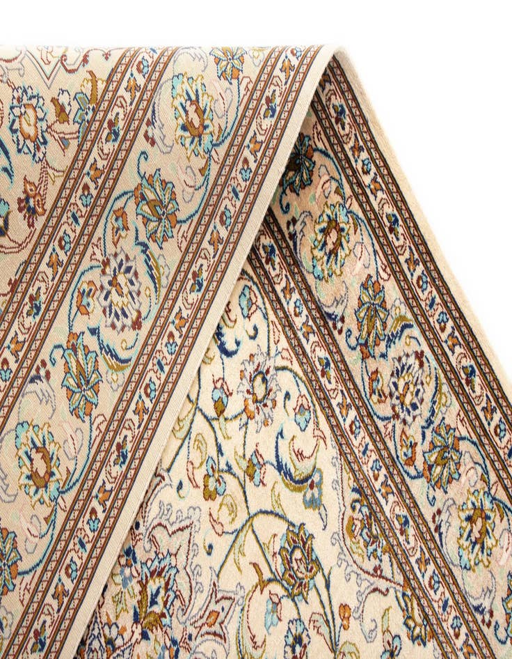 Detail image of  2' 8 x 3' 11 Ghom Silk Rug