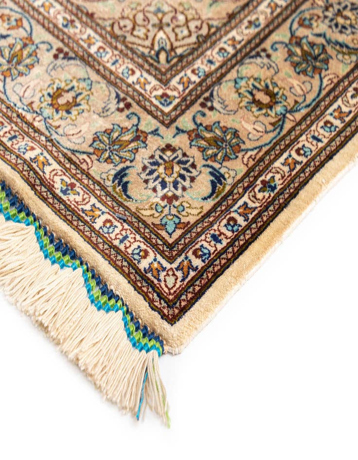 Detail image of  2' 8 x 3' 11 Ghom Silk Rug