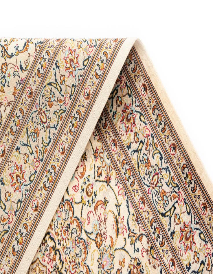 Detail image of  2' 6 x 3' 11 Ghom Silk Rug