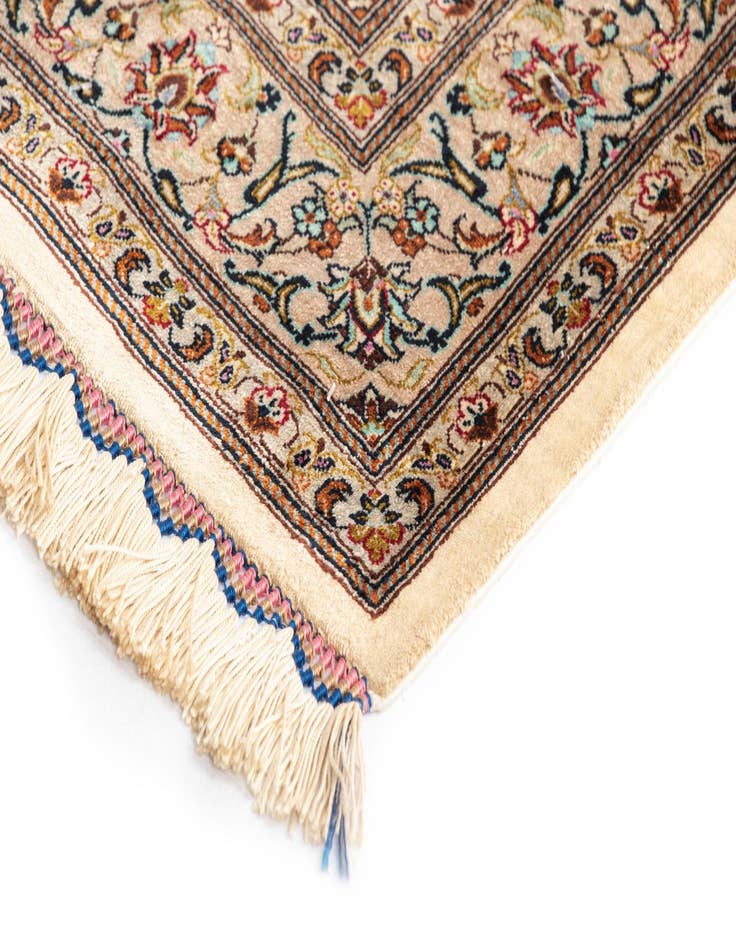 Detail image of  2' 6 x 3' 11 Ghom Silk Rug