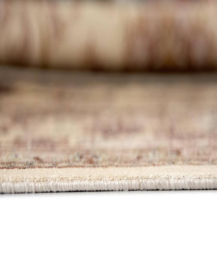 Detail image of  6' 5 x 9' 8  Hand Knotted Ghom Silk Persian Rug