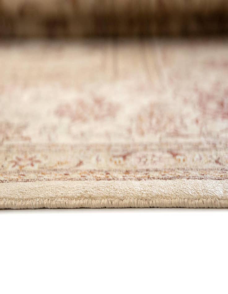 Detail image of  6' 5 x 9' 9  Hand Knotted Ghom Silk Persian Rug