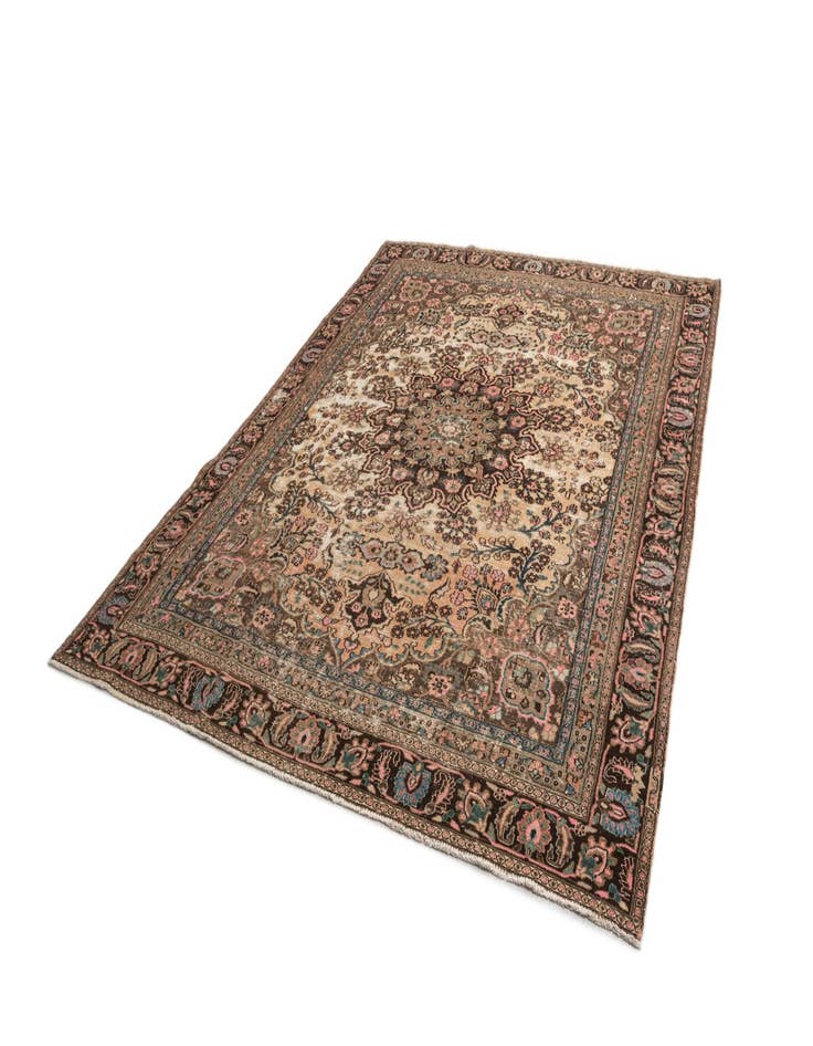 Detail image of  9' x 11' 6 Hamedan Wool Rug