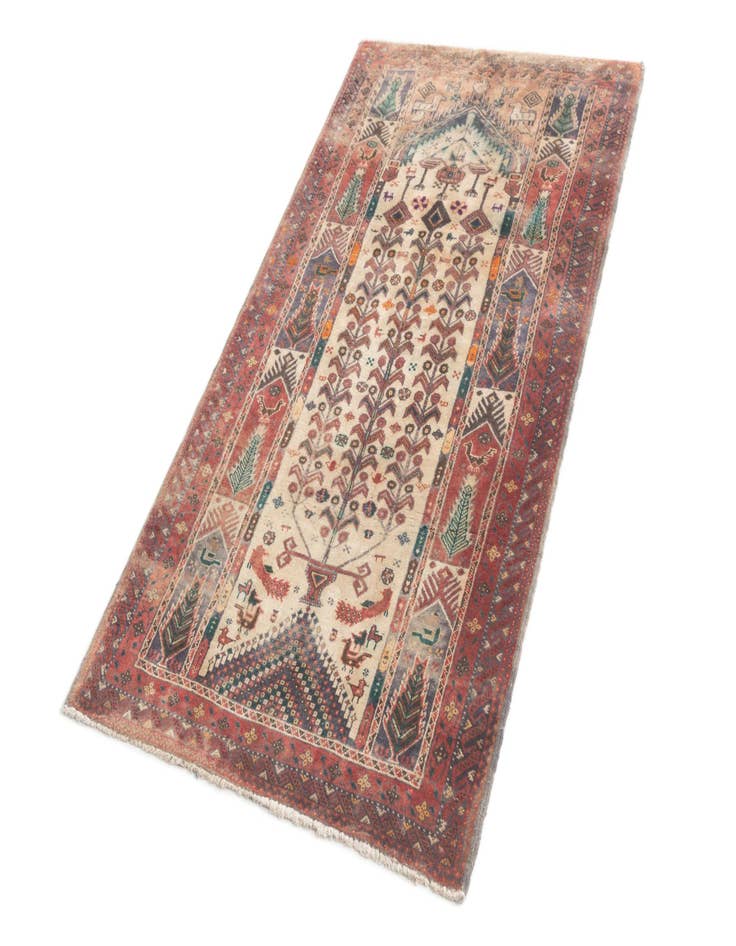 Detail image of  3' 1 x 6' 2 Hamedan Rug
